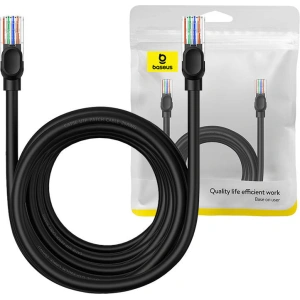 Hurtownia GSM - Hálózati kábel Baseus Ethernet CAT5 8m (fekete) - BSU4568 - {ean13} - Hurt