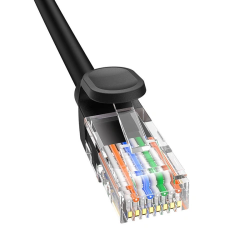 Kabel sieciowy Baseus Ethernet CAT5 8m (czarny)