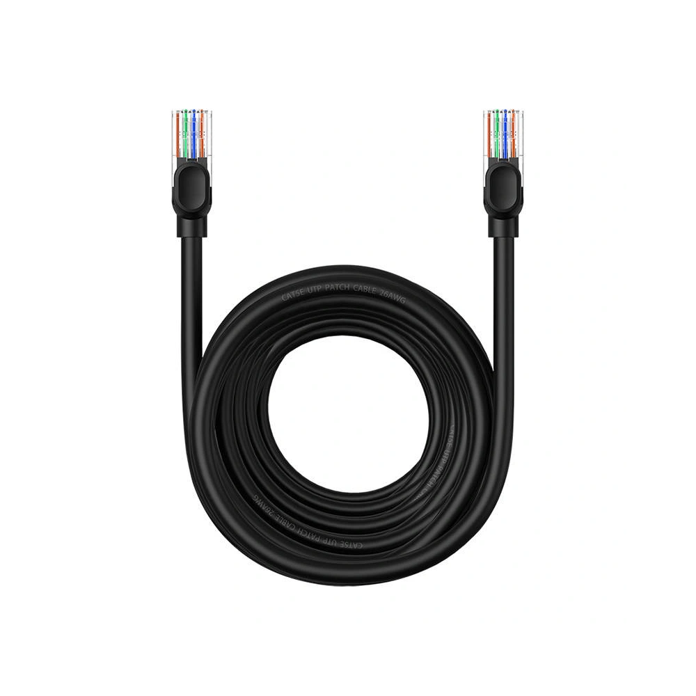 Hurtownia GSM - Cablul de rețea Baseus Ethernet CAT5 10m (negru) - BSU4569 - {ean13} - Hurt