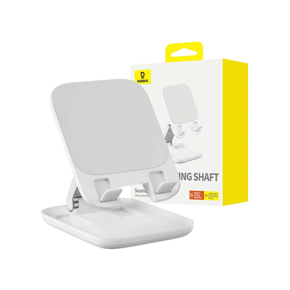 Hurtownia GSM - Összecsukható telefon/tablet állvány Baseus Seashell (fehér) - BSU4570 - {ean13} - Hurt