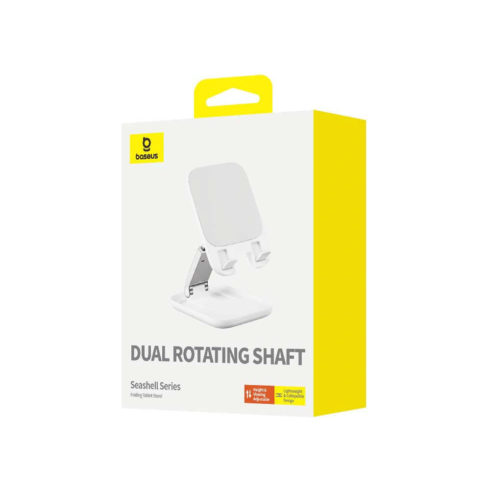 Hurtownia GSM - Klappständer für Telefon/Tablet Baseus Seashell (weiß) - BSU4570 - {ean13} - Hurt