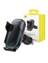 Auto-Handyhalter mit Ladegerät für Lüftungsschlitze Baseus MilkyWay Pro 15W (schwarz)