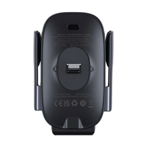 Hurtownia GSM - Autós tartó ventilátorrácsra töltővel Baseus MilkyWay Pro 15W (fekete) - BSU4572 - {ean13} - Hurt