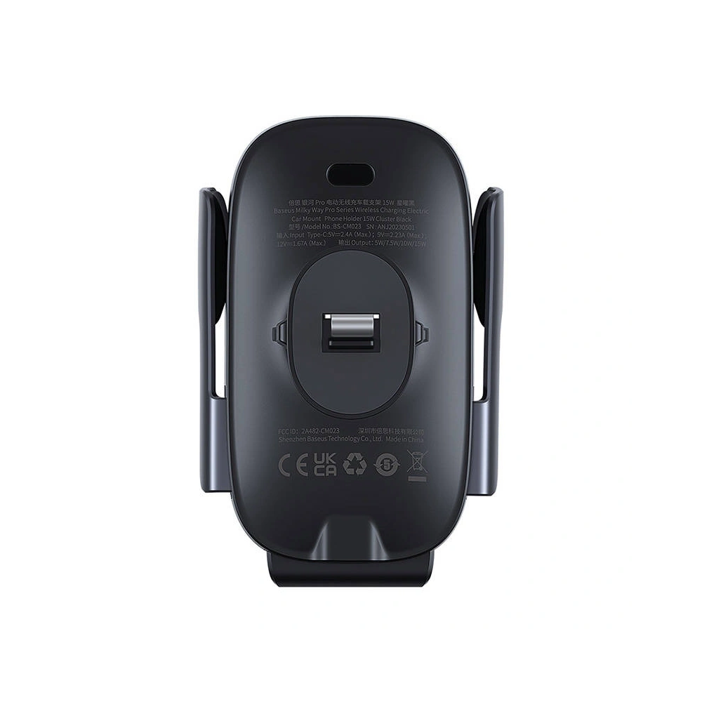 Hurtownia GSM - Autós tartó ventilátorrácsra töltővel Baseus MilkyWay Pro 15W (fekete) - BSU4572 - {ean13} - Hurt