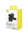 Hurtownia GSM - Autós tartó ventilátorrácsra töltővel Baseus MilkyWay Pro 15W (fekete) - BSU4572 - {ean13} - Hurt