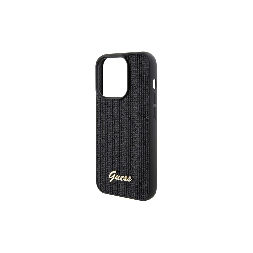 Hurtownia GSM - Etui Guess GUHCP15LPMSDGSK Apple iPhone 15 Pro hardcase Disco Metal Script negru/black - GUE2820 - {ean13} - Hurt