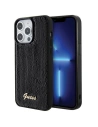 Etui Guess GUHCP15LPSFDGSK Apple iPhone 15 Pro kemény tok Sequin Script Metal fekete/black