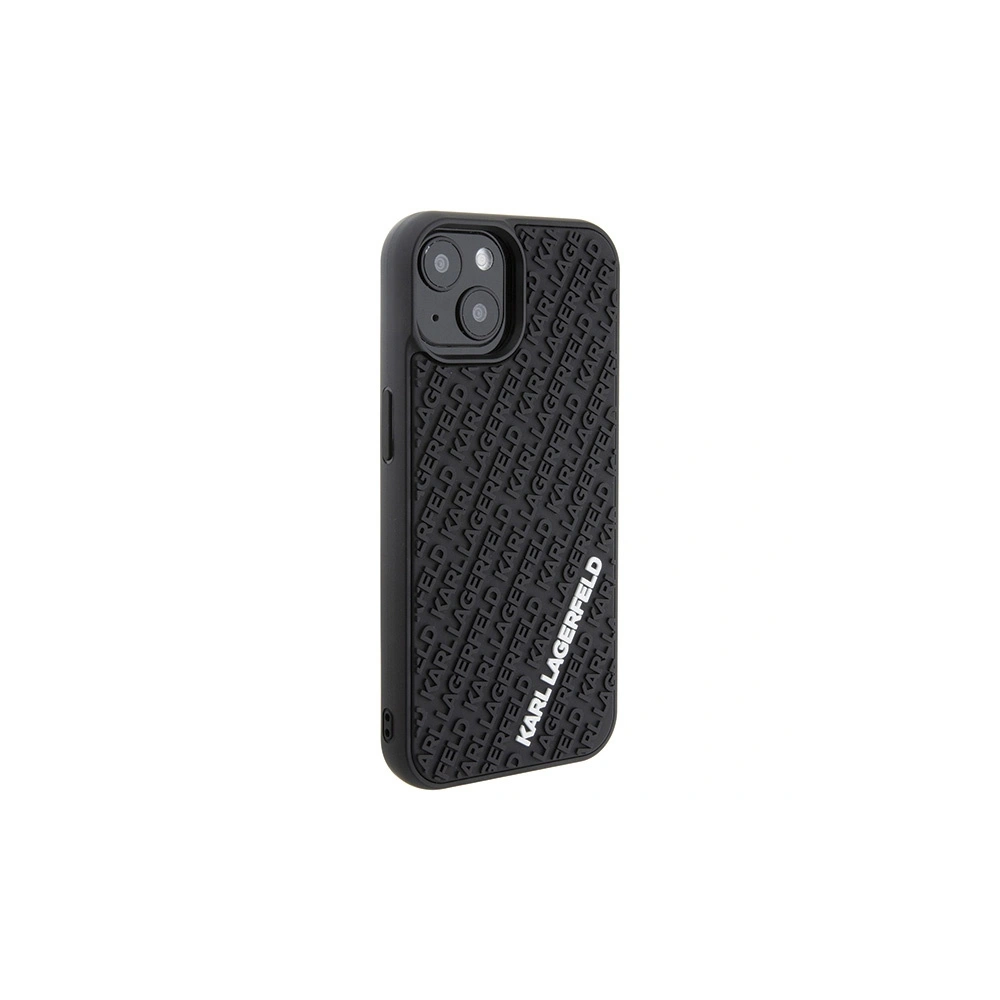 Hurtownia GSM - Etui Karl Lagerfeld KLHCP15S3DMKRLK Apple iPhone 15 hardcase 3D Rubber Multi Logo černý/black - KLD1659 - {ean13} - Hurt