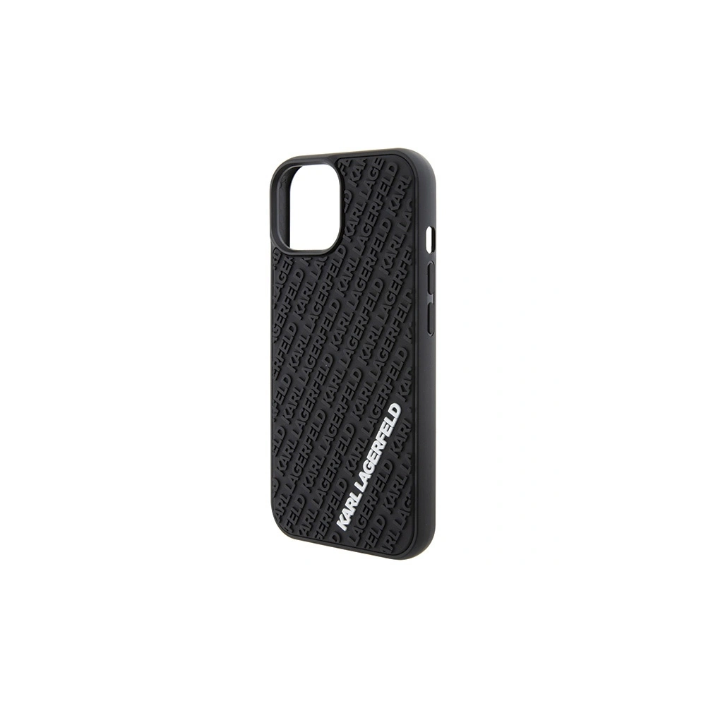 Hurtownia GSM - Etui Karl Lagerfeld KLHCP15S3DMKRLK Apple iPhone 15 hardcase 3D Rubber Multi Logo černý/black - KLD1659 - {ean13} - Hurt