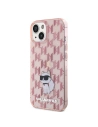 Hurtownia GSM - Etui Karl Lagerfeld KLHCP15SHNCMKLP Apple iPhone 15 hardcase Monogram Choupette roz/roz - KLD1660 - {ean13} - Hurt