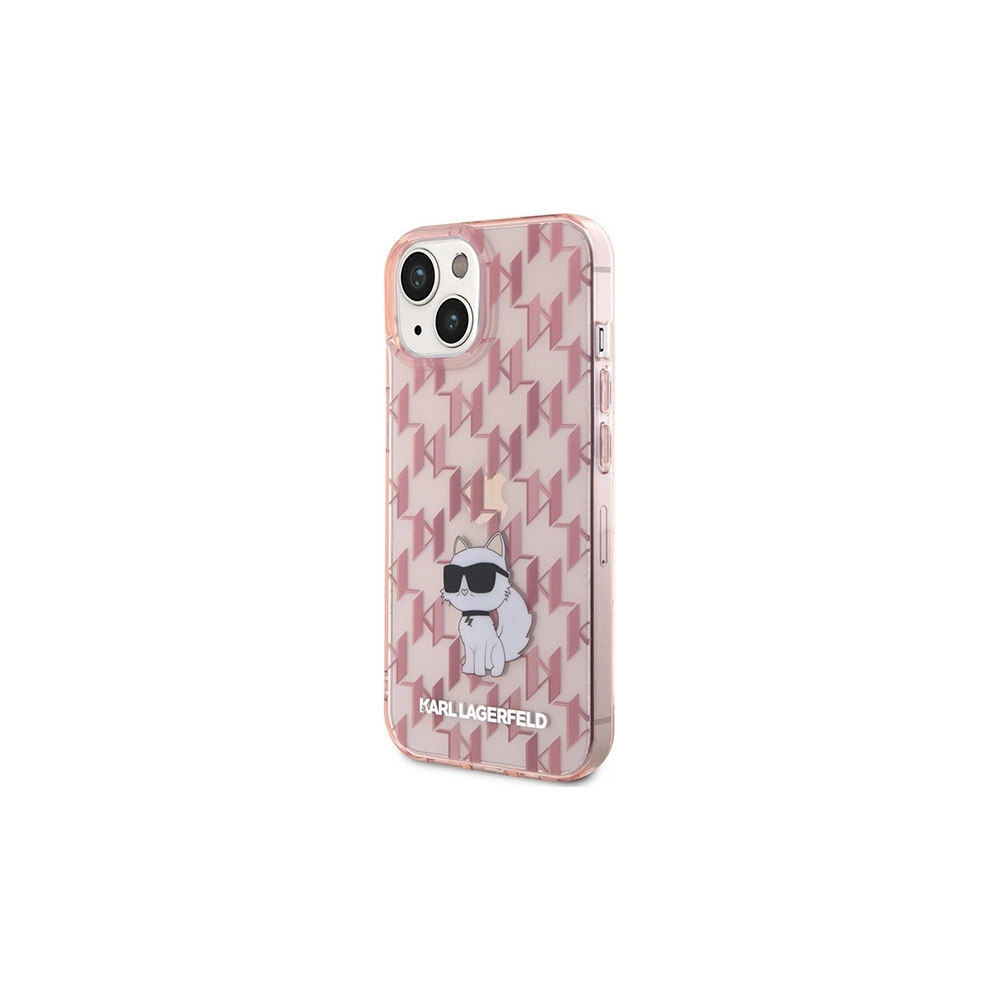 Hurtownia GSM - Etui Karl Lagerfeld KLHCP15SHNCMKLP Apple iPhone 15 hardcase Monogram Choupette roz/roz - KLD1660 - {ean13} - Hurt