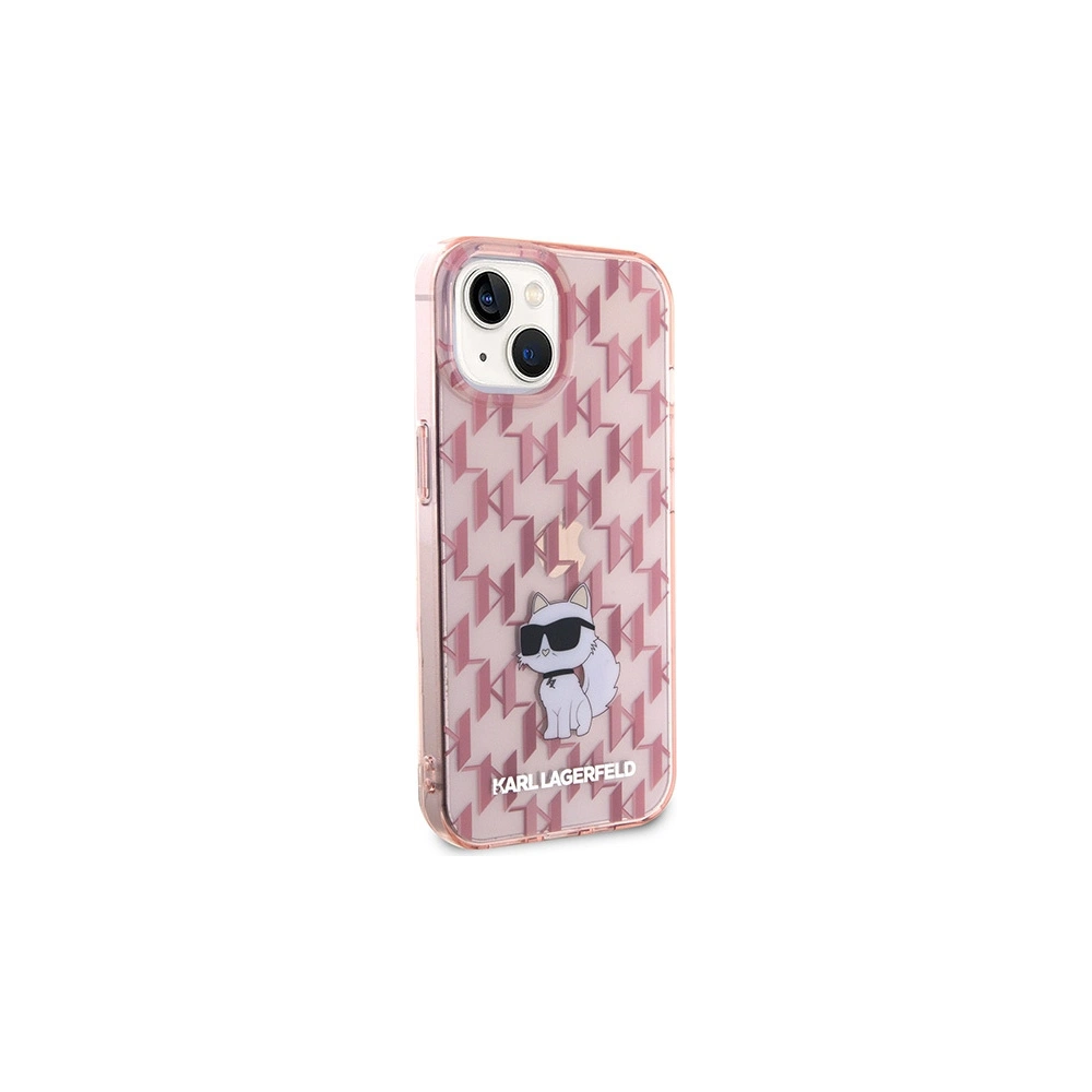 Hurtownia GSM - Etui Karl Lagerfeld KLHCP15SHNCMKLP Apple iPhone 15 hardcase Monogram Choupette roz/roz - KLD1660 - {ean13} - Hurt