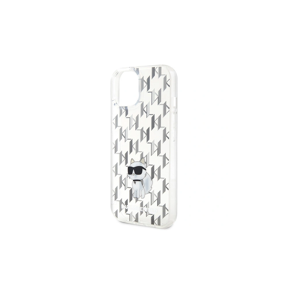 Hurtownia GSM - Etui Karl Lagerfeld KLHCP15SHNCMKLT Apple iPhone 15 hardcase Monogram Choupette transparent - KLD1661 - {ean13} - Hurt