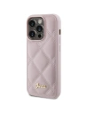 Wholesale Guess GUHCP15LPSQSQSP Apple iPhone 15 Pro hardcase Quilted Metal Logo pink - GUE2825 - {ean13} - Hurt
