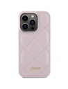 Wholesale Guess GUHCP15LPSQSQSP Apple iPhone 15 Pro hardcase Quilted Metal Logo pink - GUE2825 - {ean13} - Hurt