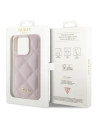 Wholesale Guess GUHCP15LPSQSQSP Apple iPhone 15 Pro hardcase Quilted Metal Logo pink - GUE2825 - {ean13} - Hurt