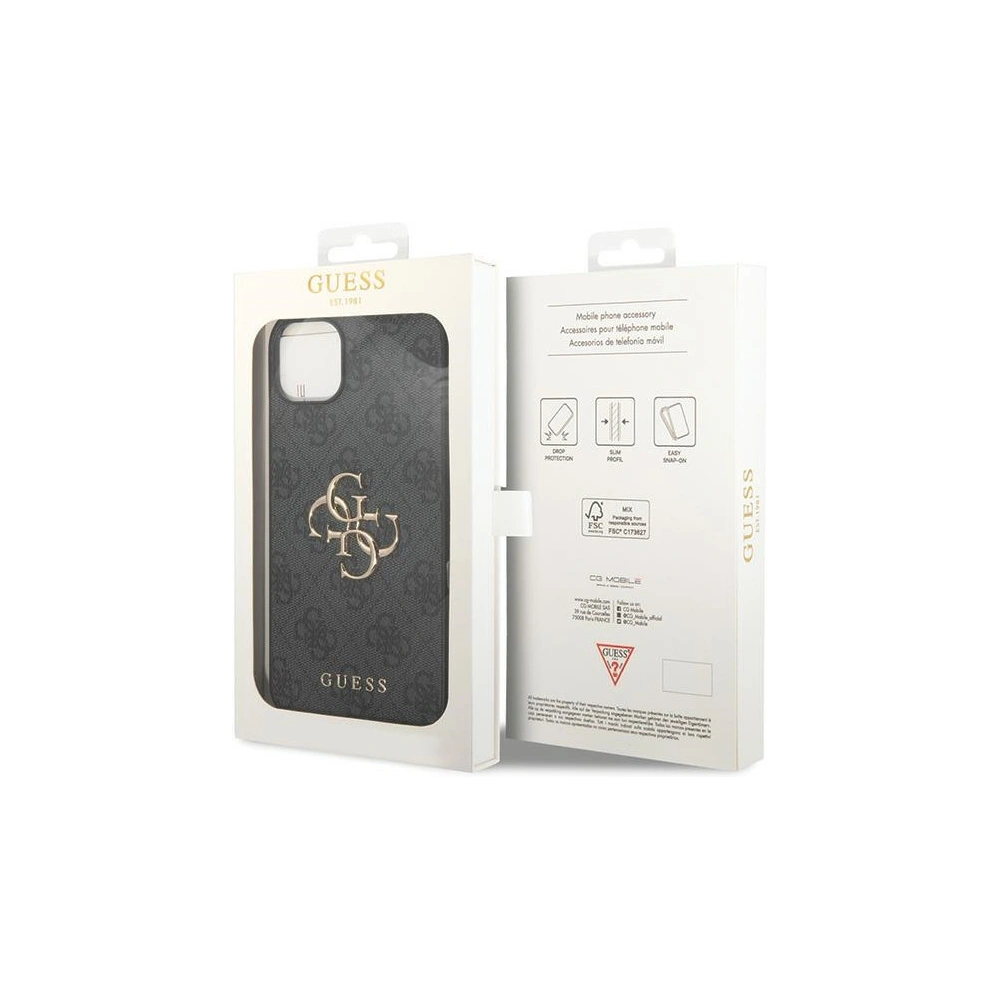 Hurtownia GSM - Etui Guess GUHCP15M4GMGGR Apple iPhone 15 Plus / 14 Plus hardcase 4G Big Metal Logo szary/grey - GUE2826 - {ean13} - Hurt