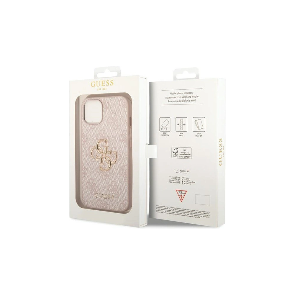 Hurtownia GSM - Etui Guess GUHCP15M4GMGPI Apple iPhone 15 Plus / 14 Plus hardcase 4G Big Metal Logo różowy/pink - GUE2827 - {ean13} - Hurt