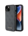 Etui Guess GUHCP15MG4GFGR Apple iPhone 15 Plus / 14 Plus hard case 4G Metal Gold Logo szary/grey