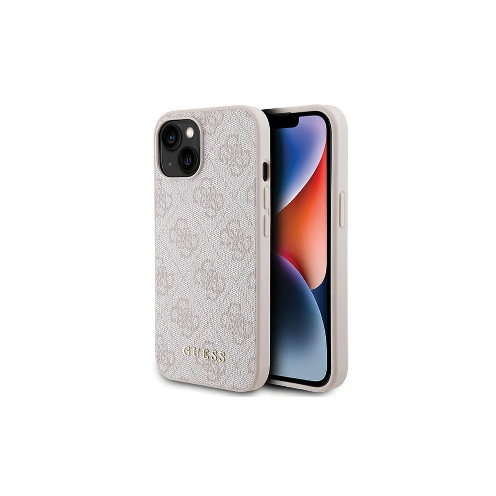 Hurtownia GSM - Etui Guess GUHCP15MG4GFPI Apple iPhone 15 Plus / 14 Plus hard case 4G Metal Gold Logo różowy/pink - GUE2829 - {ean13} - Hurt