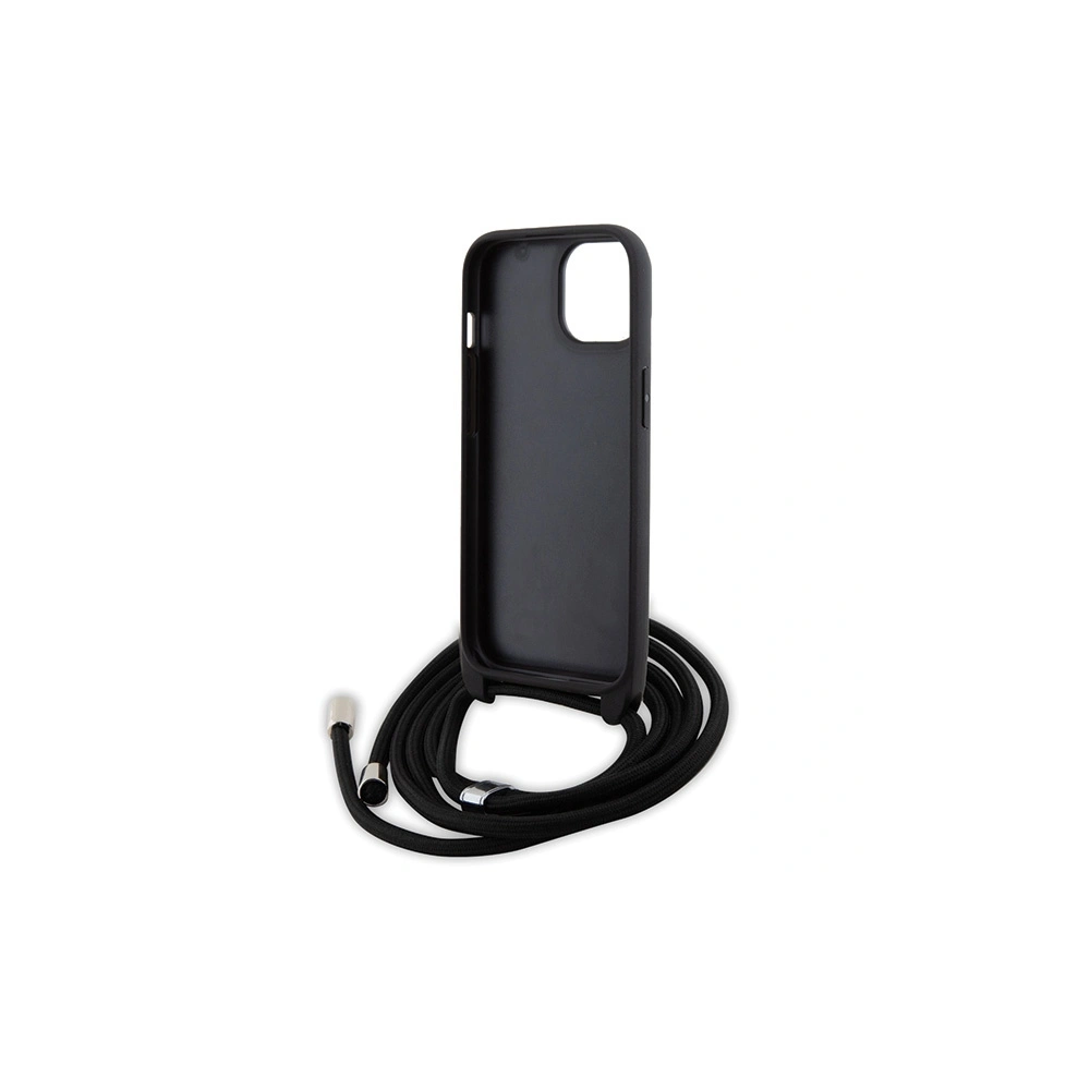 Hurtownia GSM - Etui Karl Lagerfeld KLHCP15SSAKCPSK Apple iPhone 15 hardcase Crossbody Saffiano Metal Pin Karl & Choupette negru/black - KLD1663 - {ean13} - Hurt