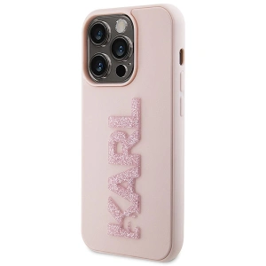 Hurtownia GSM - Etui Karl Lagerfeld KLHCP15X3DMBKCP Apple iPhone 15 Pro Max hardcase 3D Rubber Glitter Logo růžový/pink - KLD1666 - {ean13} - Hurt