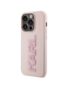 Hurtownia GSM - Case Karl Lagerfeld KLHCP15X3DMBKCP Apple iPhone 15 Pro Max Hardcase 3D Gummi Glitzer Logo rosa/pink - KLD1666 - {ean13} - Hurt