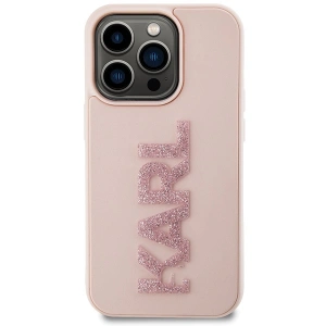 Hurtownia GSM - Etui Karl Lagerfeld KLHCP15X3DMBKCP Apple iPhone 15 Pro Max hardcase 3D Rubber Glitter Logo růžový/pink - KLD1666 - {ean13} - Hurt