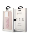 Hurtownia GSM - Case Karl Lagerfeld KLHCP15X3DMBKCP Apple iPhone 15 Pro Max Hardcase 3D Gummi Glitzer Logo rosa/pink - KLD1666 - {ean13} - Hurt