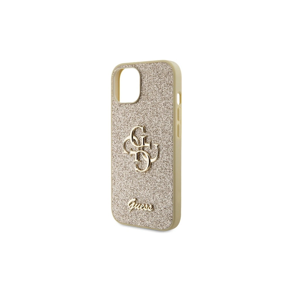 Hurtownia GSM - Etui Guess GUHCP15MHG4SGD Apple iPhone 15 Plus / 14 Plus hardcase Glitter Script Big 4G złoty/gold - GUE2830 - {ean13} - Hurt