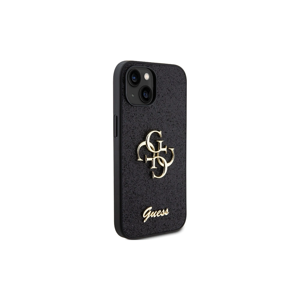Hurtownia GSM - Etui Guess GUHCP15MHG4SGK Apple iPhone 15 Plus / 14 Plus hardcase Glitter Script Big 4G negru/black - GUE2831 - {ean13} - Hurt