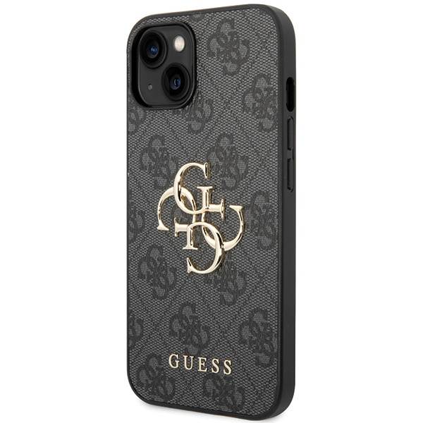 Kryt Guess GUHCP15S4GMGGR Apple iPhone 15 hardcase 4G Big Metal Logo grey