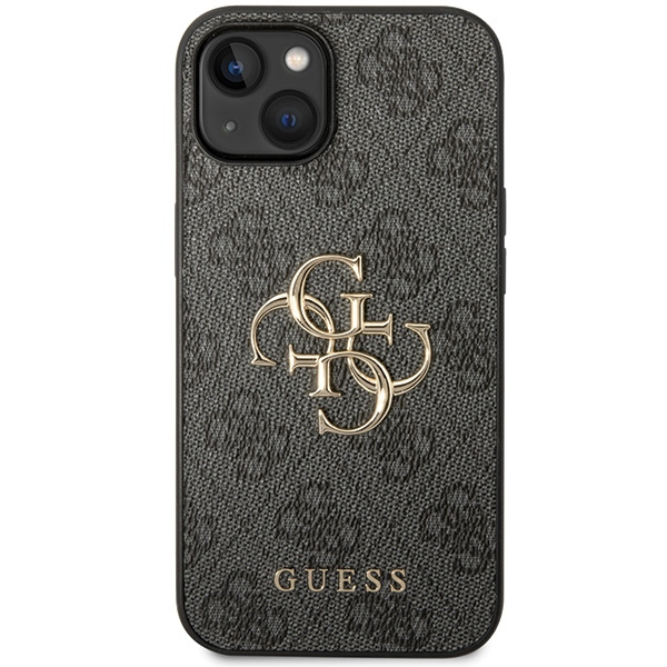 Kryt Guess GUHCP15S4GMGGR Apple iPhone 15 hardcase 4G Big Metal Logo grey