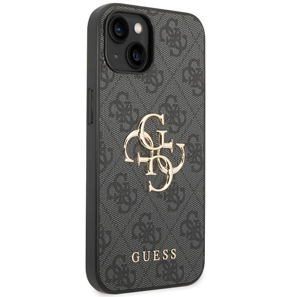 Kryt Guess GUHCP15S4GMGGR Apple iPhone 15 hardcase 4G Big Metal Logo grey