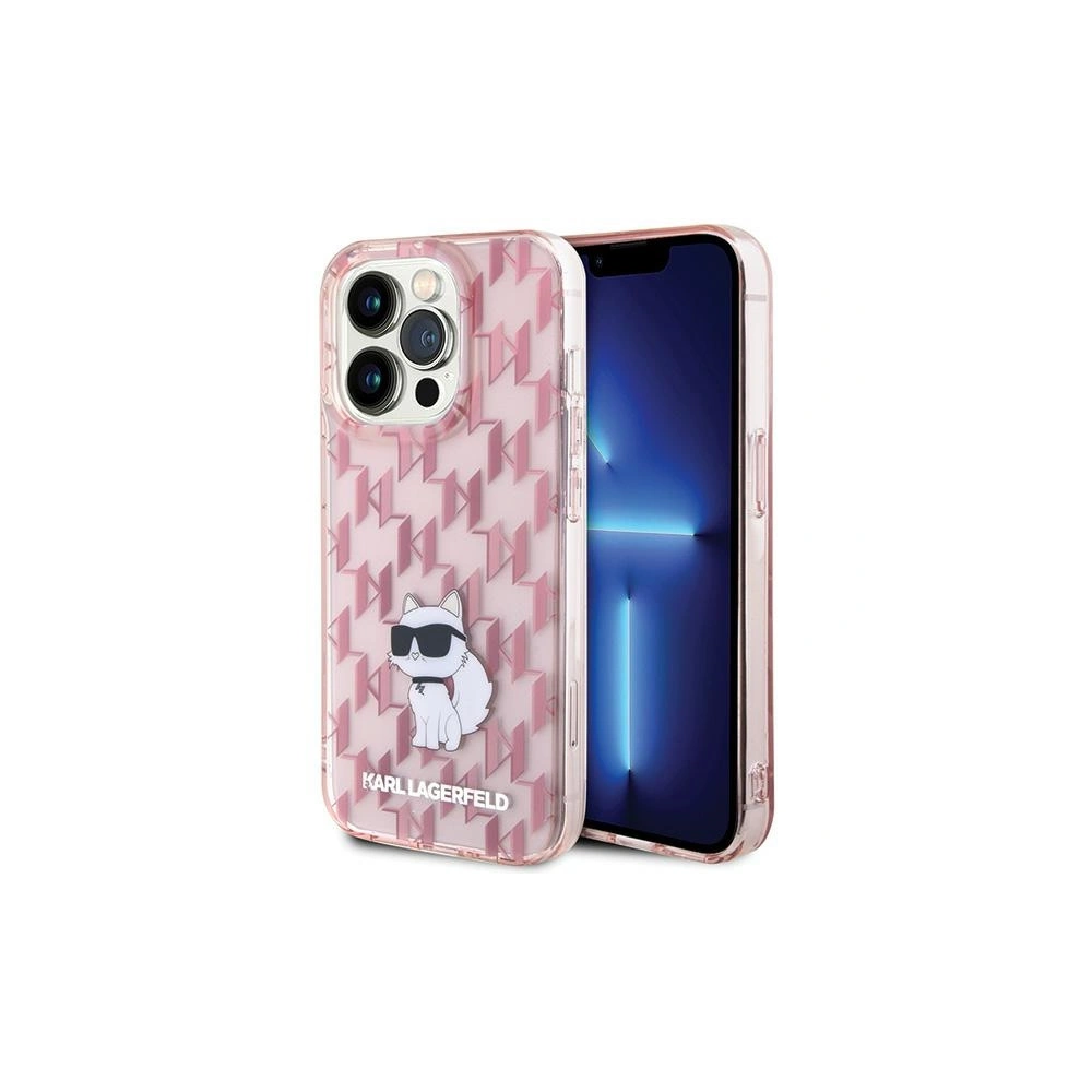 Hurtownia GSM - Case Karl Lagerfeld KLHCP15XHNCMKLP Apple iPhone 15 Pro Max Hardcase Monogram Choupette rosa/pink - KLD1668 - {ean13} - Hurt