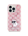 Hurtownia GSM - Case Karl Lagerfeld KLHCP15XHNCMKLP Apple iPhone 15 Pro Max Hardcase Monogram Choupette rosa/pink - KLD1668 - {ean13} - Hurt
