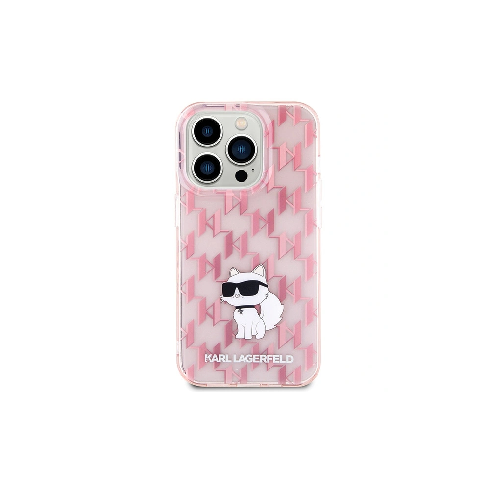 Hurtownia GSM - Case Karl Lagerfeld KLHCP15XHNCMKLP Apple iPhone 15 Pro Max Hardcase Monogram Choupette rosa/pink - KLD1668 - {ean13} - Hurt