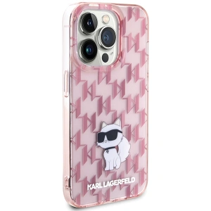 Hurtownia GSM - Etui Karl Lagerfeld KLHCP15XHNCMKLP Apple iPhone 15 Pro Max hardcase Monogram Choupette różowy/pink - KLD1668 - {ean13} - Hurt