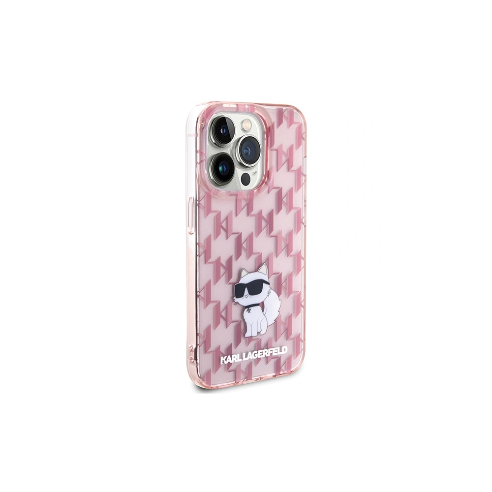 Hurtownia GSM - Case Karl Lagerfeld KLHCP15XHNCMKLP Apple iPhone 15 Pro Max Hardcase Monogram Choupette rosa/pink - KLD1668 - {ean13} - Hurt