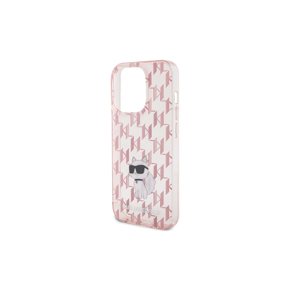 Hurtownia GSM - Case Karl Lagerfeld KLHCP15XHNCMKLP Apple iPhone 15 Pro Max Hardcase Monogram Choupette rosa/pink - KLD1668 - {ean13} - Hurt