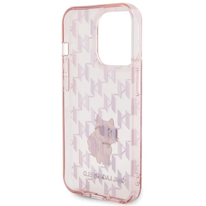 Hurtownia GSM - Etui Karl Lagerfeld KLHCP15XHNCMKLP Apple iPhone 15 Pro Max hardcase Monogram Choupette różowy/pink - KLD1668 - {ean13} - Hurt