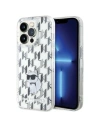 Etui Karl Lagerfeld KLHCP15XHNCMKLT Apple iPhone 15 Pro Max hardcase Monogram Choupette átlátszó