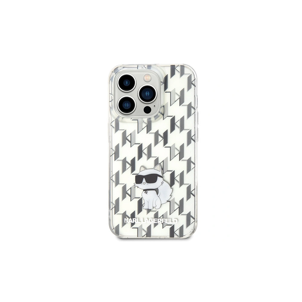 Hurtownia GSM - Etui Karl Lagerfeld KLHCP15XHNCMKLT Apple iPhone 15 Pro Max hardcase Monogram Choupette transparentní - KLD1669 - {ean13} - Hurt