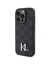 Hurtownia GSM - Case Karl Lagerfeld KLHCP15XPKLPKLK Apple iPhone 15 Pro Max Hardcase Leder Monogram Heißpräge Metalllogo schwarz/black - KLD1671 - {ean13} - Hurt