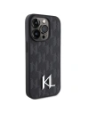 Hurtownia GSM - Case Karl Lagerfeld KLHCP15XPKLPKLK Apple iPhone 15 Pro Max Hardcase Leder Monogram Heißpräge Metalllogo schwarz/black - KLD1671 - {ean13} - Hurt