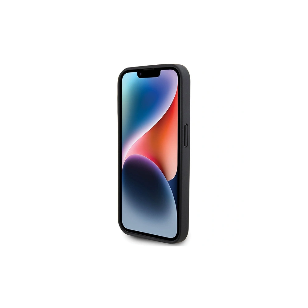 Hurtownia GSM - Etui Karl Lagerfeld KLHCP15XPKLPKLK Apple iPhone 15 Pro Max hardcase Bőr Monogram Forró bélyegzés Fém logó fekete/black - KLD1671 - {ean13} - Hurt