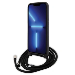 Hurtownia GSM - Case Karl Lagerfeld KLHCP15XSAKCPSK Apple iPhone 15 Pro Max Hardcase Crossbody Saffiano Metal Pin Karl & Choupette schwarz/black - KLD1672 - {ean13} - Hurt