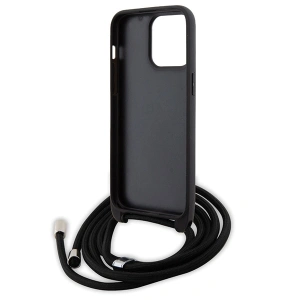 Hurtownia GSM - Etui Karl Lagerfeld KLHCP15XSAKCPSK Apple iPhone 15 Pro Max hardcase Crossbody Saffiano Metal Pin Karl & Choupette černý/black - KLD1672 - {ean13} - Hurt
