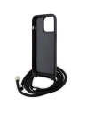 Hurtownia GSM - Etui Karl Lagerfeld KLHCP15XSAKCPSK Apple iPhone 15 Pro Max hardcase Crossbody Saffiano Metal Pin Karl & Choupette černý/black - KLD1672 - {ean13} - Hurt