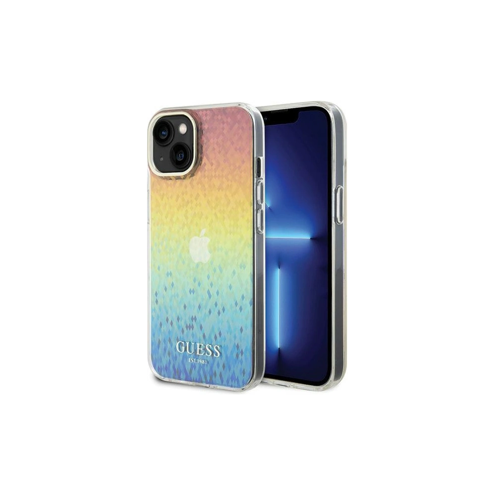 Hurtownia GSM - Etui Guess GUHCP15SHDECMI Apple iPhone 15 hardcase IML Faceted Mirror Disco Iridescent multicolor - GUE2837 - {ean13} - Hurt